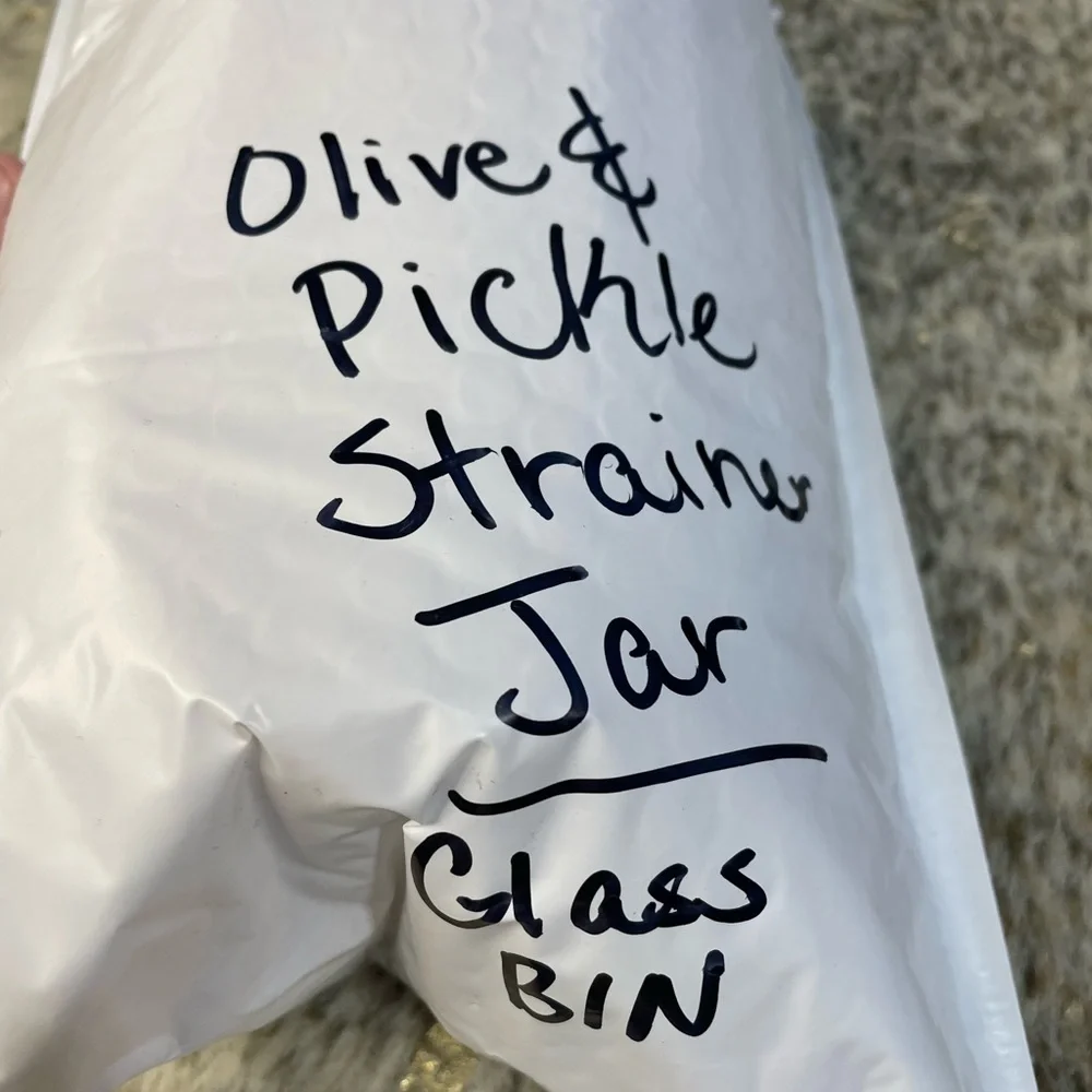 5 for $25🔥Olive &‎ Pickle Strainer Jar